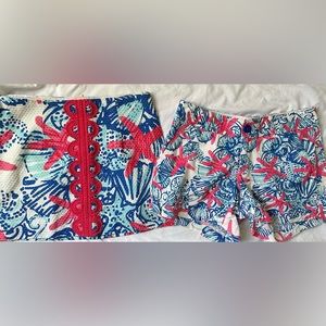 Lilly Pulitzer skirt & shorts